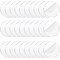 30 Pieces Acrylic Disc Clear Acrylic Circle Blanks Round Acrylic Sheets Transparent Acrylic Ornaments Blanks Round Acrylic Disk for Halloween Christmas Thanksgiving Day DIY Projects Crafts (3.5 Inch)
